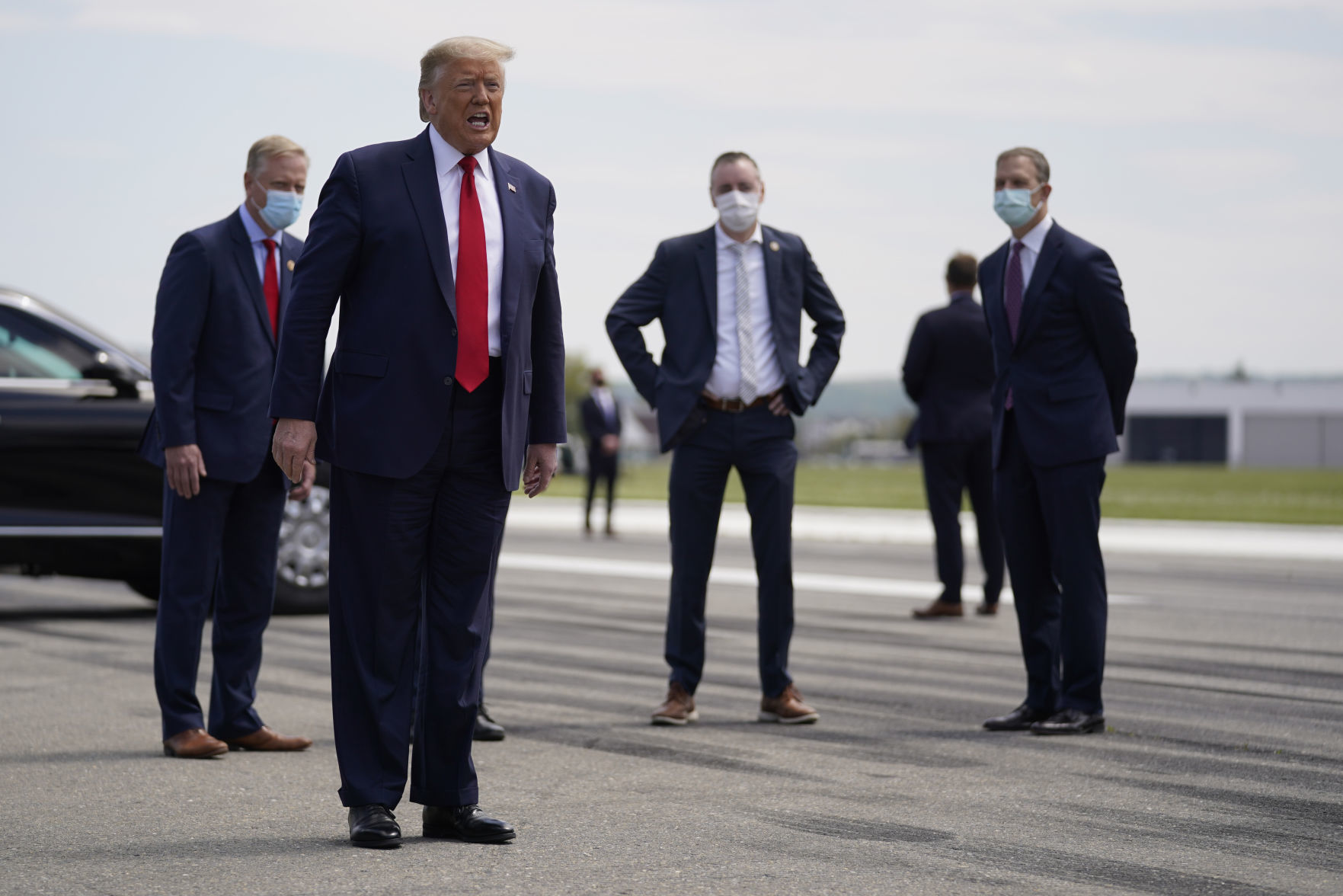 APTOPIX Virus Outbreak Trump